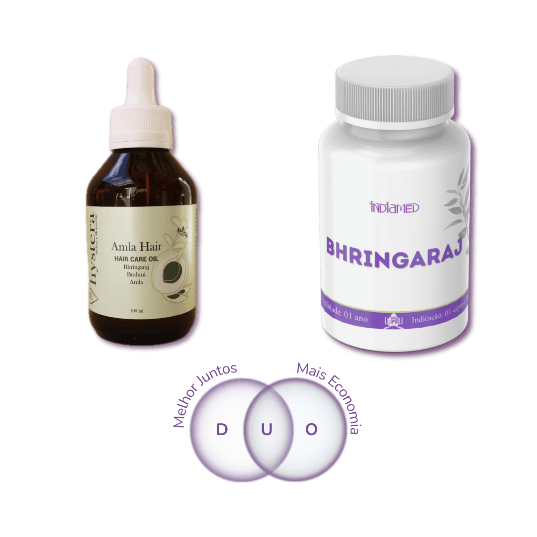 Duo Óleo de Amla + Bhringaraj Cápsulas