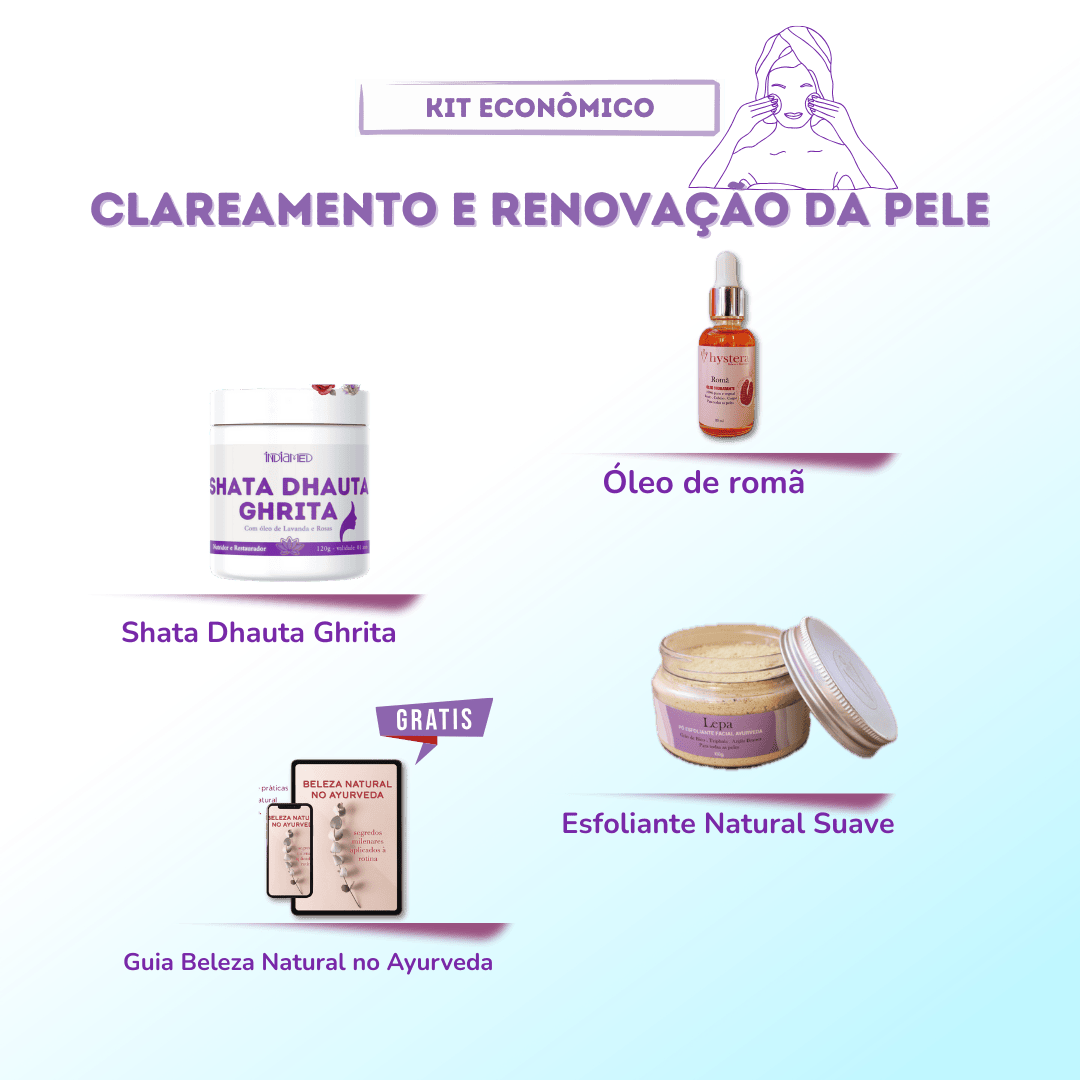 Box Clareamento e Renovação da PeleBox Clareamento e Renovação da Pele – Luminosidade, uniformidade e nutrição profunda O Box Clareamento e Renovação da Pele foi desenvolvido para quem deseja suavizar manchas, uniformizar o tom da pele e recuperar a lumin