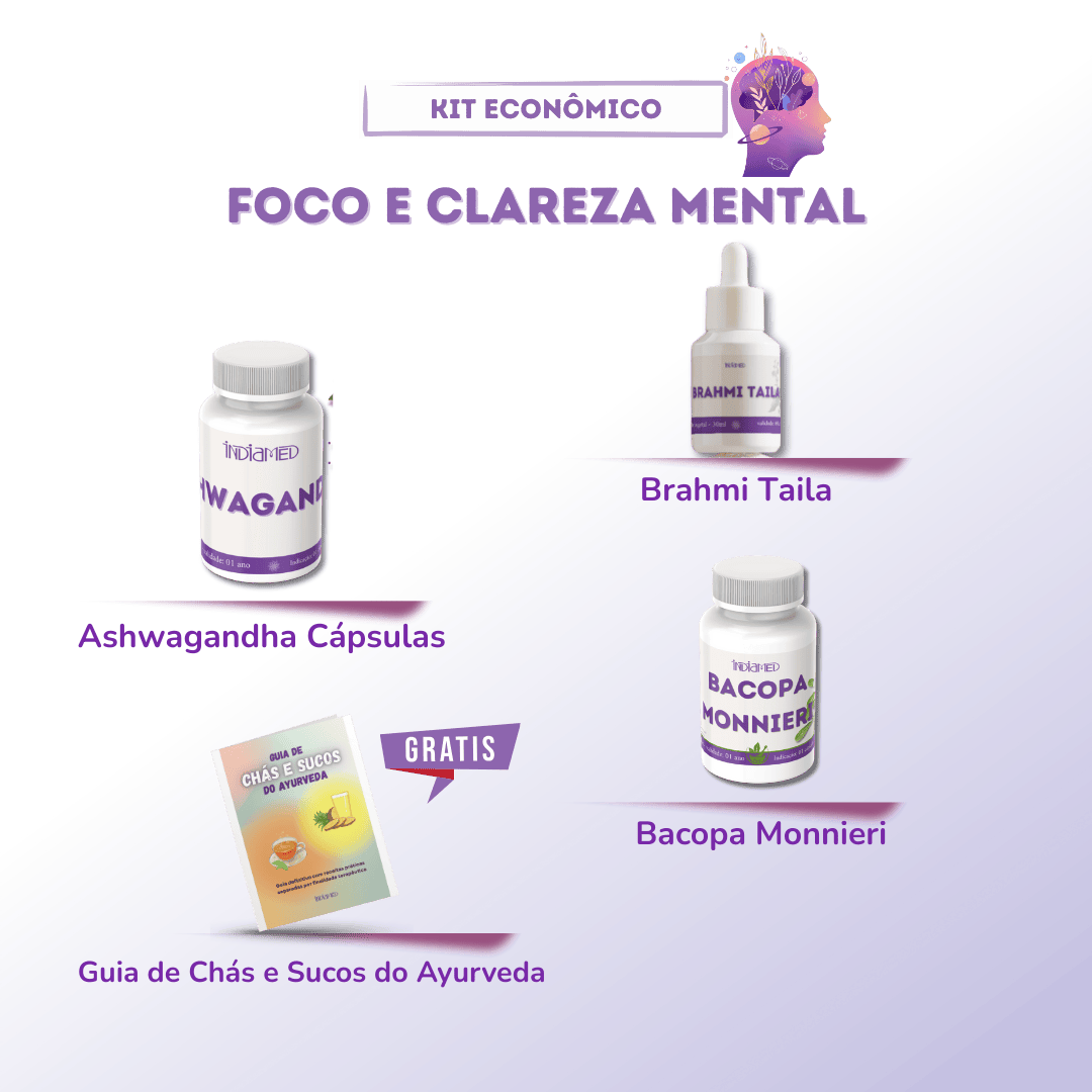 Box Foco e Clareza MentalApoio natural para memória, concentração e equilíbrio emocional O Box Foco e Clareza Mental foi desenvolvido para quem deseja melhorar o desempenho cognitivo, manter o foco e a memória ativos e, ao mesmo tempo, reduzir o impacto d