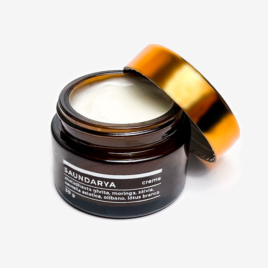 SAUNDARYA • SHATA DHAUTA GHREETA • HIDRATANTE FACIAL NUTRITIVO