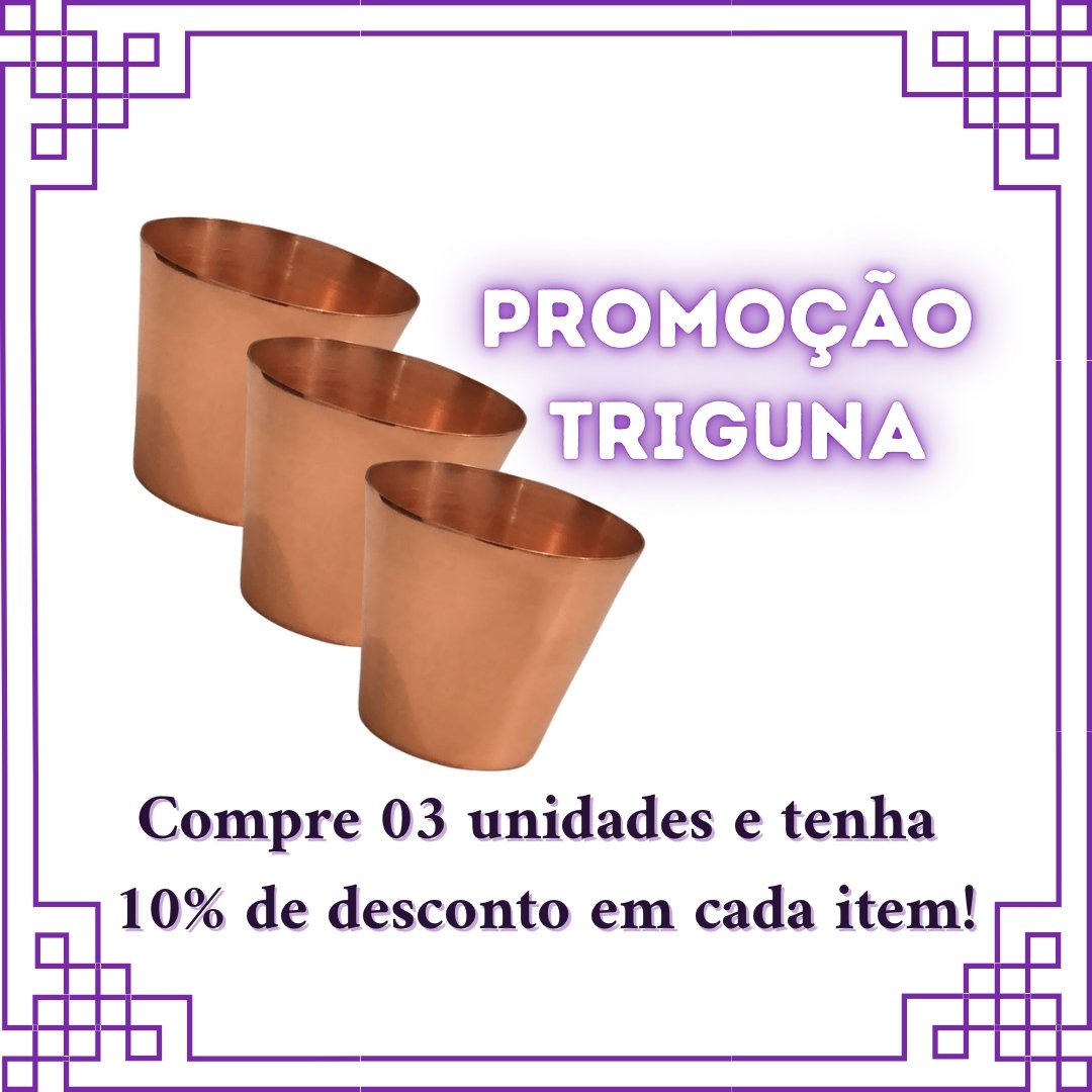 Copo De Cobre - Ritual Matinal (TAMRA JAL) - Sem Verniz - Indiamed