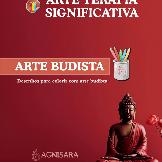 Arte Budista - desenhos para colorir