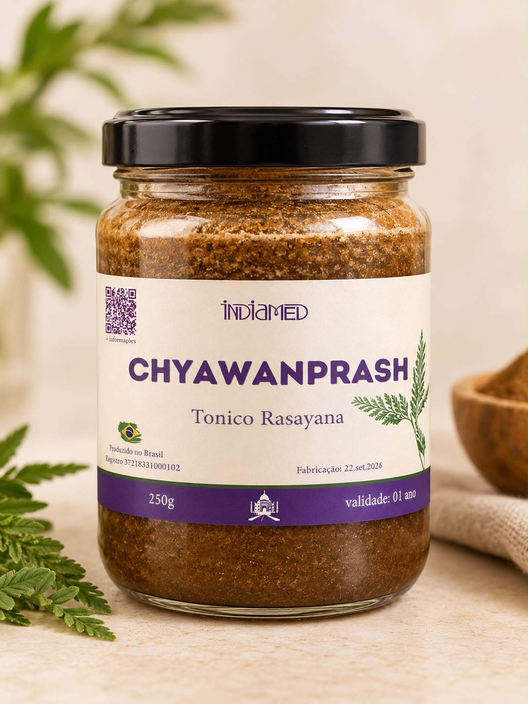 Chyawanprash — Geleia Ayurvédica Tônica | Indiamed