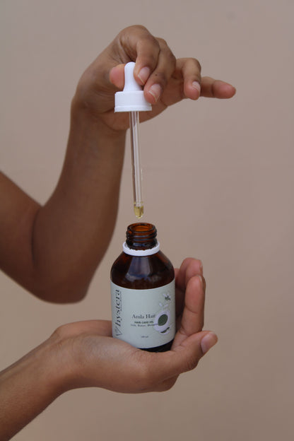 frasco de oleo de amla natural