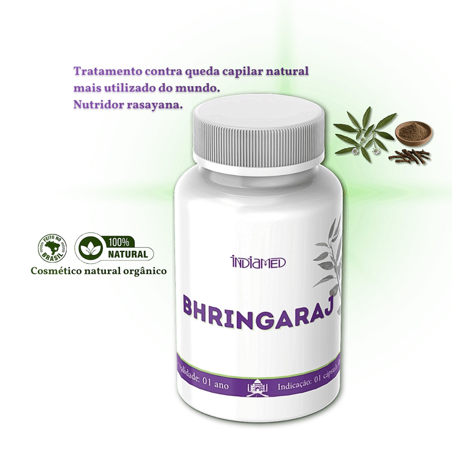 Bhringaraj em capsulas