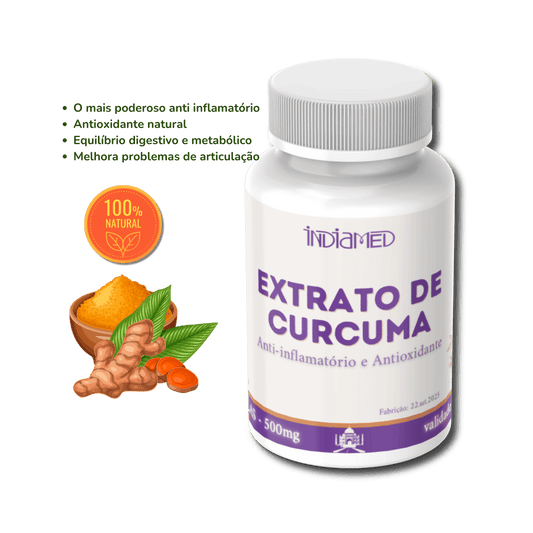 extrato de curcuma em capsulas