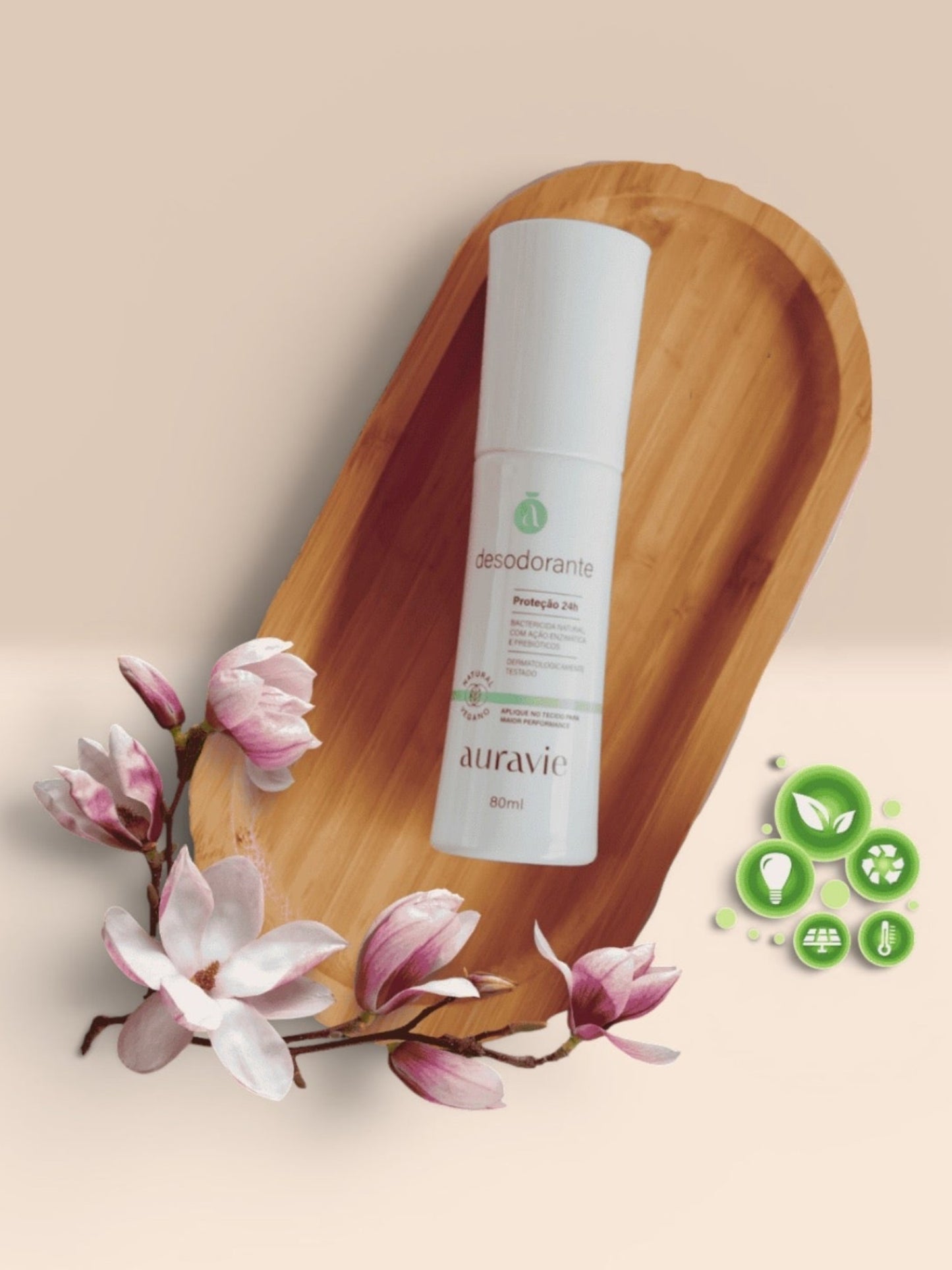 desodorante natural com prebioticos