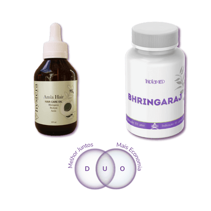 Duo Óleo de Amla + Bhringaraj Cápsulas
