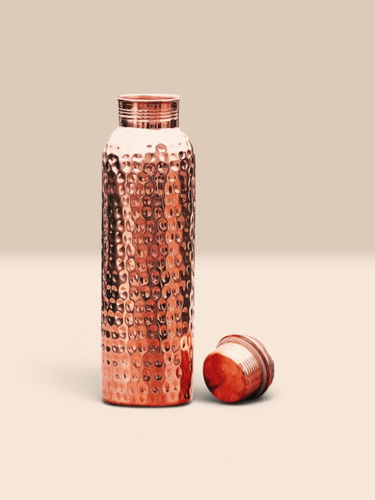 garrafa de agua de cobre