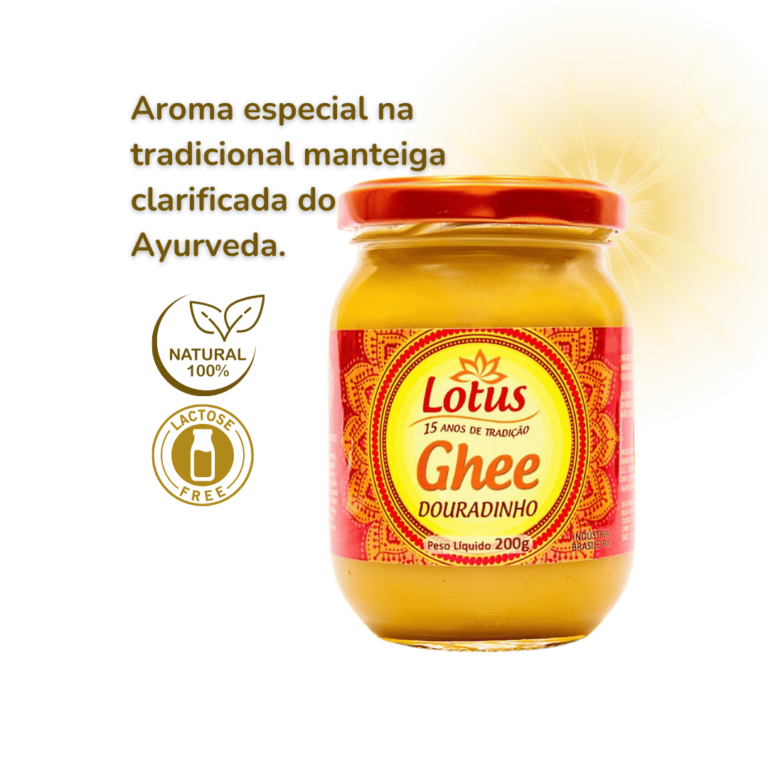 Pote ghee Douradinho ayurveda