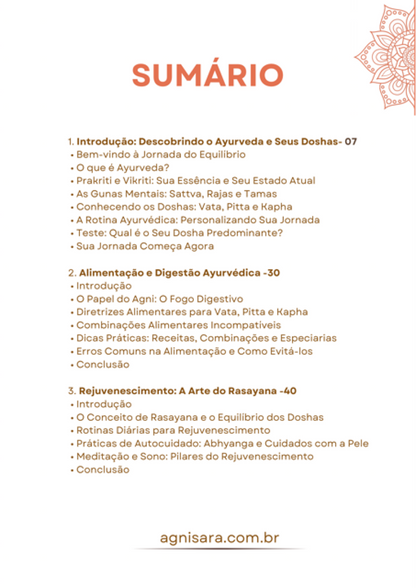 Guia Prático de Ayurveda para Iniciantes