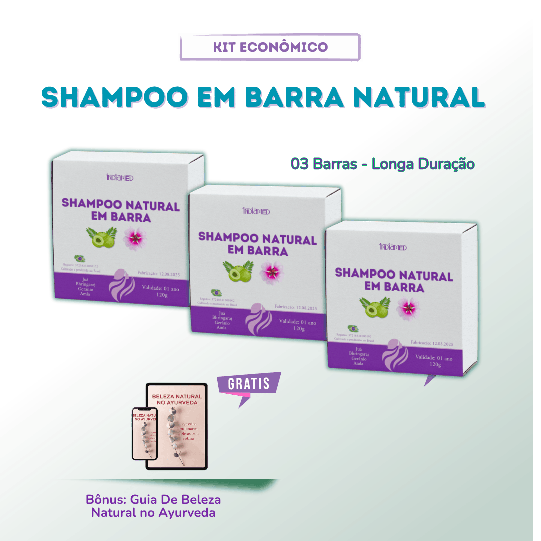 Kit Shampoo em Barra Natural -03 Un