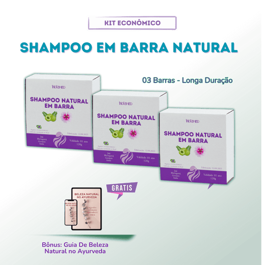 Kit Shampoo em Barra Natural -03 Un