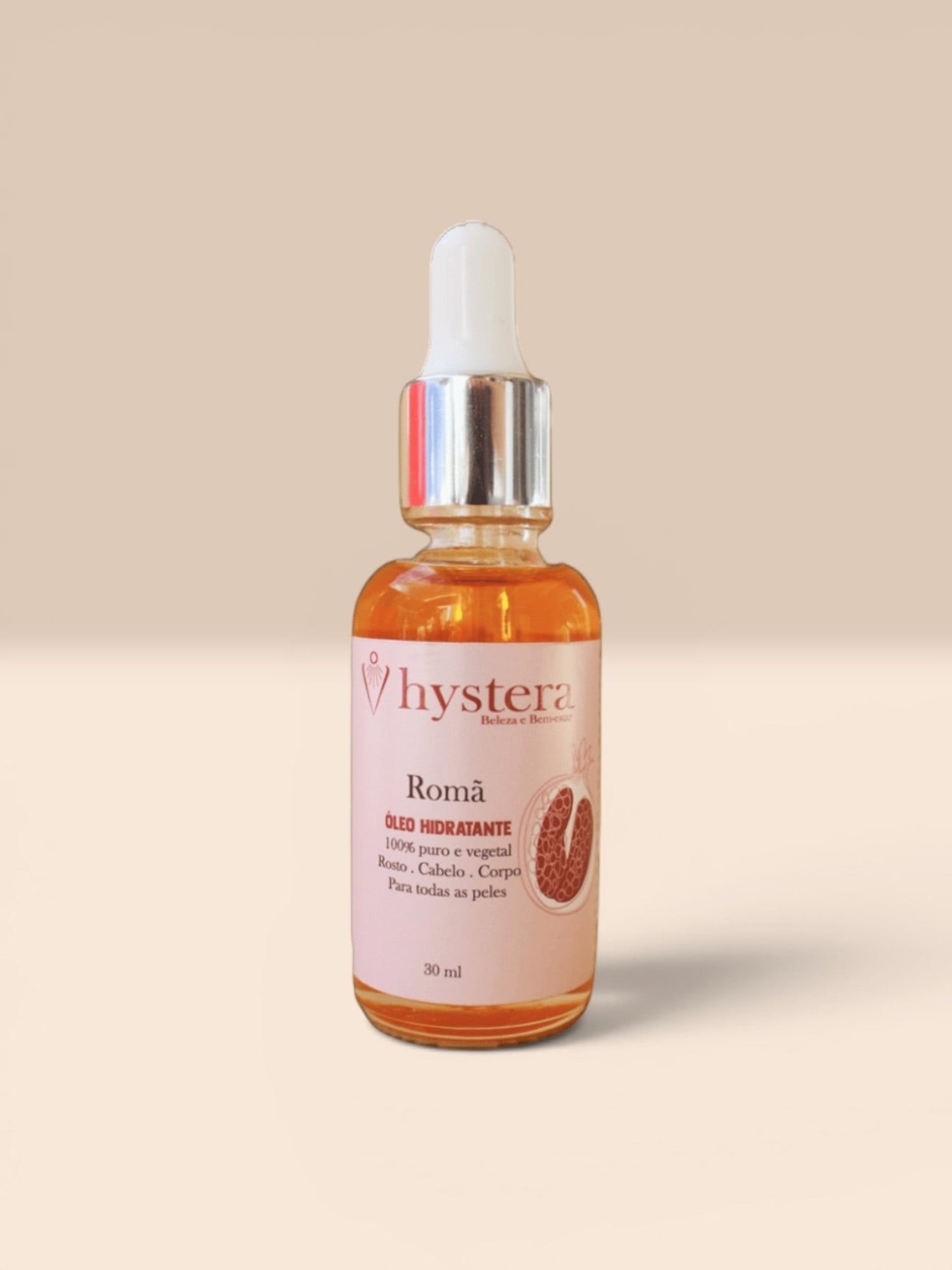 oleo de romã natural e vegano 