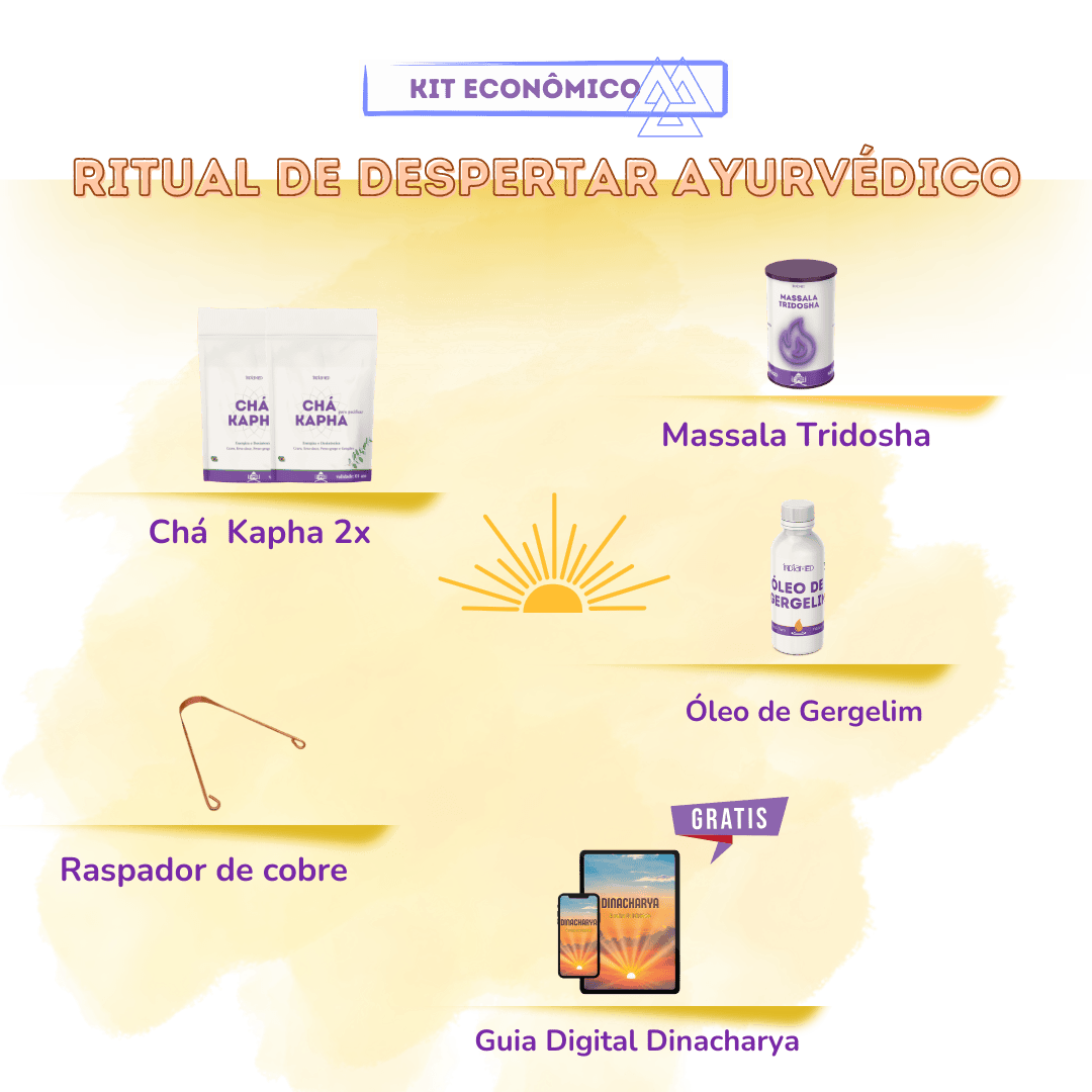 kit de produtos para despertar 