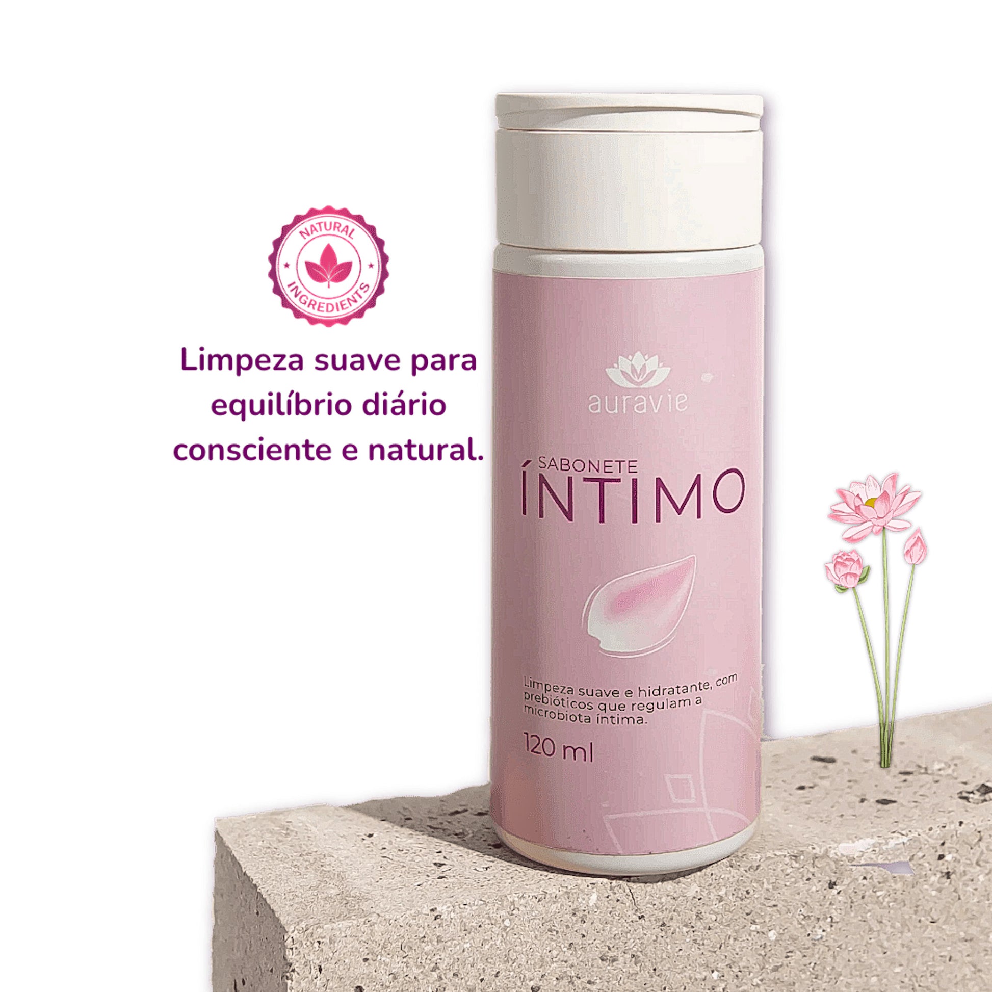 Sabonete intimo liquido natural