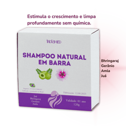 Shampoo vegano em barra