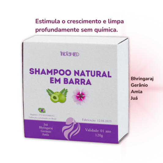 Shampoo vegano em barra