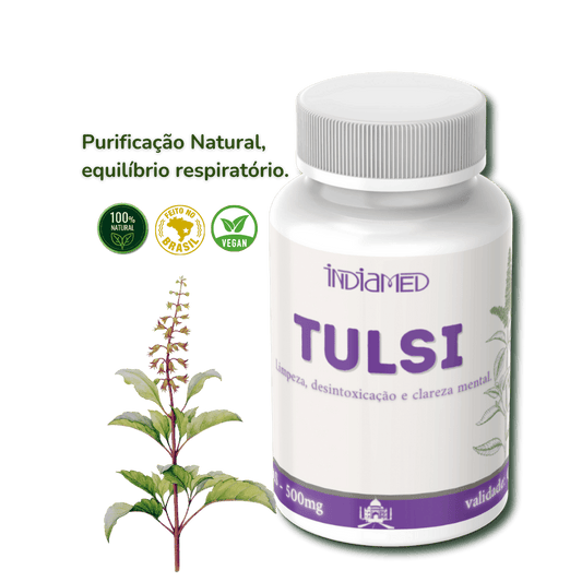 Tulsi Extrato em Cápsulas - Manjericão Santo