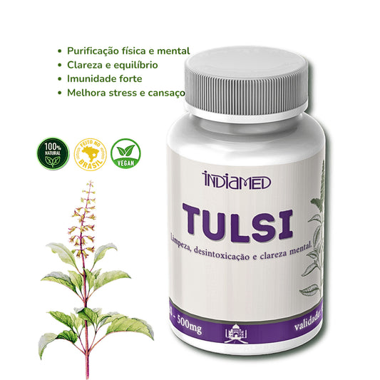 Tulsi Extrato em Cápsulas - Manjericão Santo