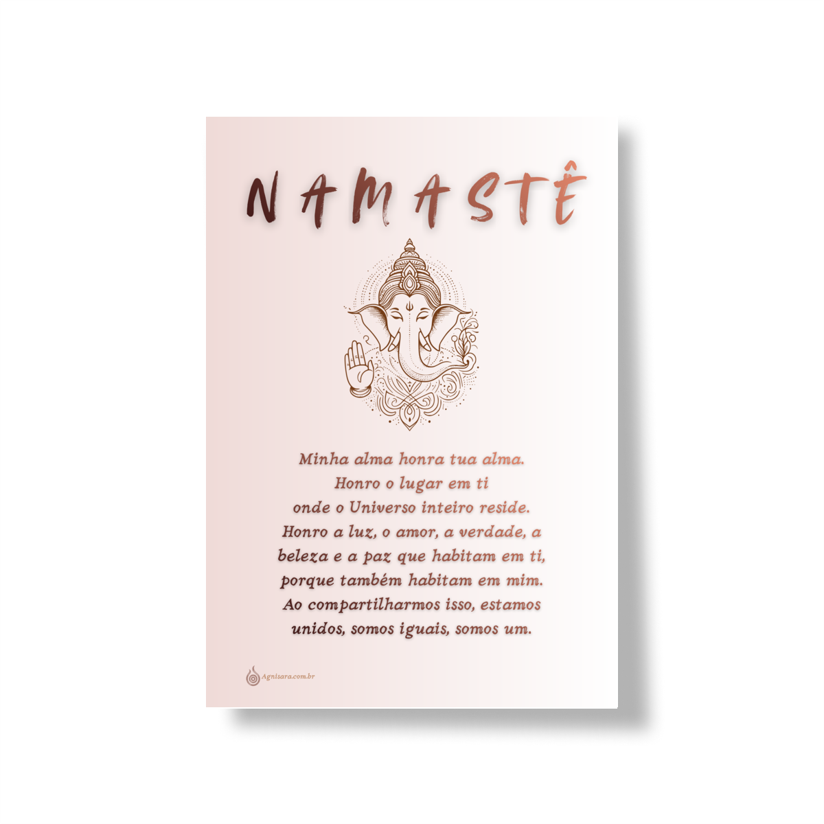 Poster Namastê