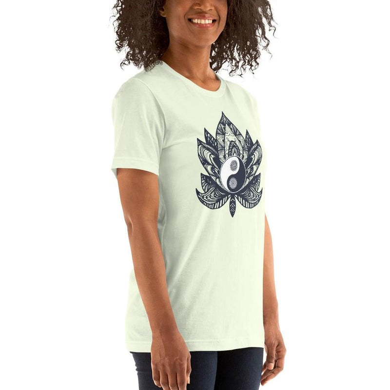 Camiseta Yin Yang Flower unissex