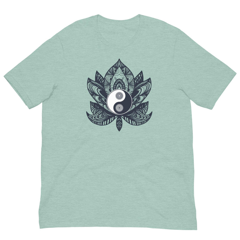 Camiseta Yin Yang Flower unissex