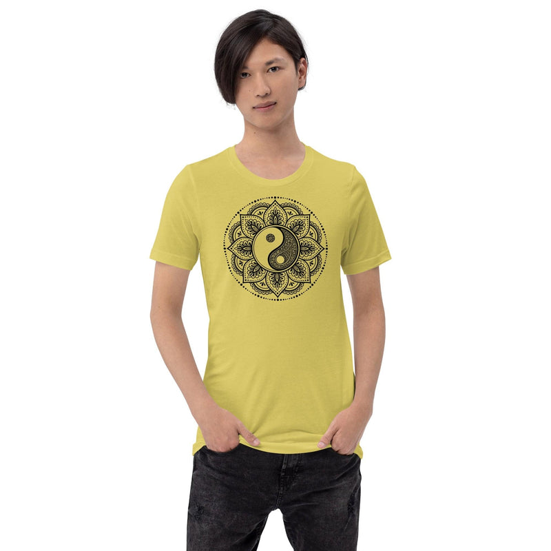 Camiseta Yin Yang Mandala unissex