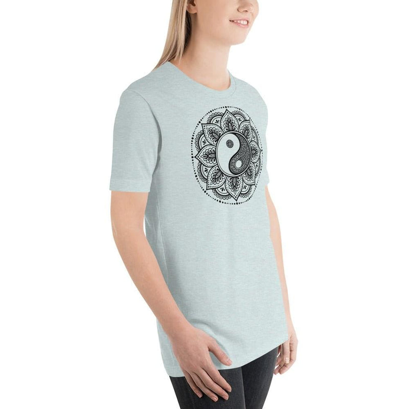 Camiseta Yin Yang Mandala unissex