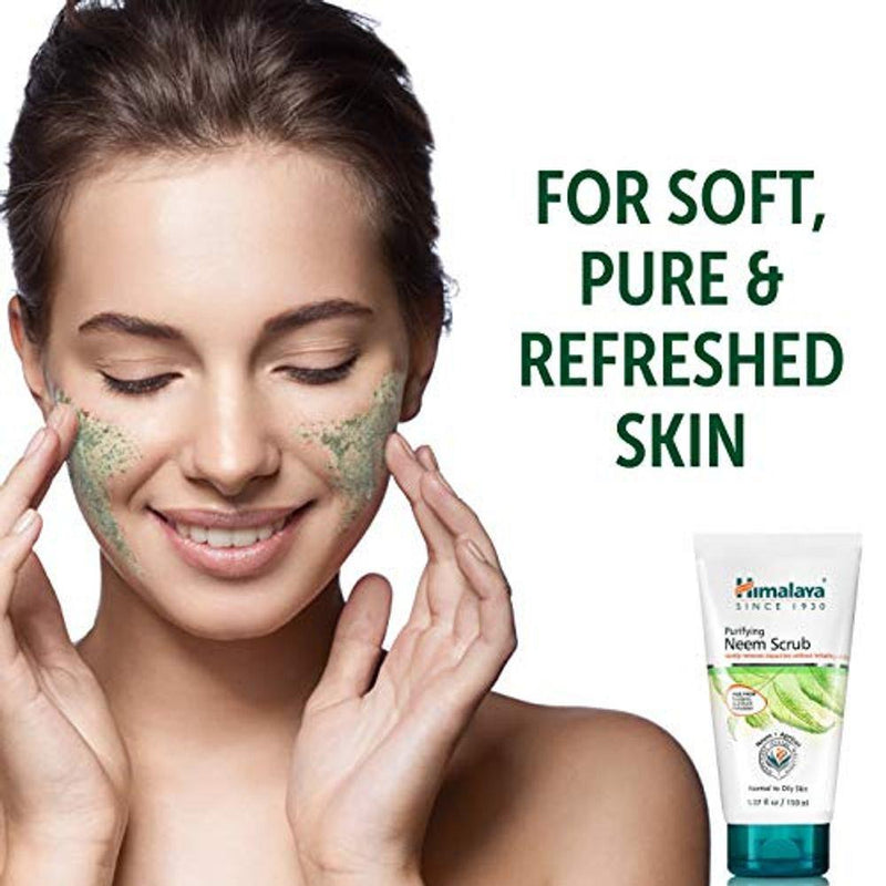 Himalaya Neem Esfoliante e Purificante para uma limpeza profunda para acne e remover pele morta - Indiamed