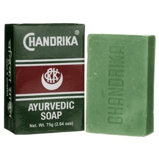 Sabonete Ayurvedico Chandrika - Barra - 75g (Livre De Gordura Animal) - Indiamed